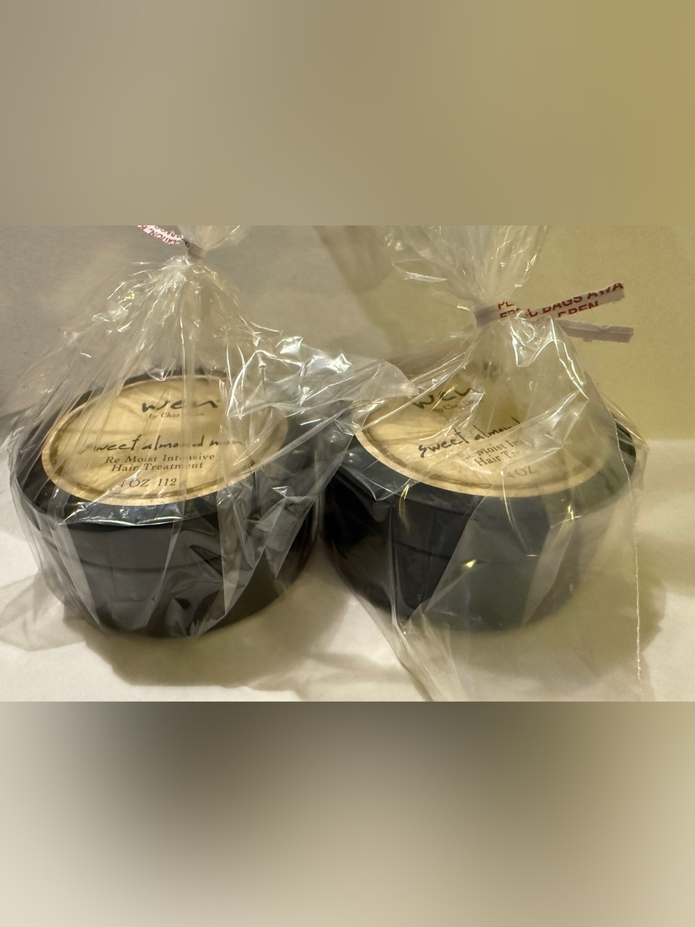 Wen by Chaz Dean Sweet Almond Mint Re-Moist Intensive Hair Treatment 2 JARS